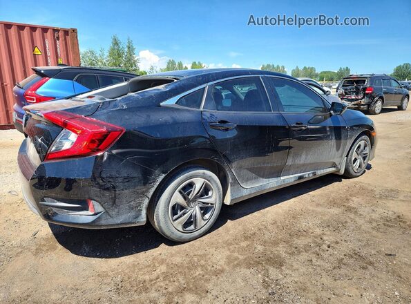 2HGFC2F54MH015961 2021 HONDA CIVIC Black Հետևի աջ