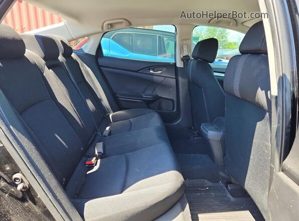 2HGFC2F54MH015961 2021 HONDA CIVIC Black Հետևի նստատեղերի տեսք