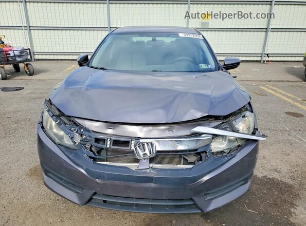2HGFC2F55GH509413 2016 HONDA CIVIC Gray Դիմացի տեսք