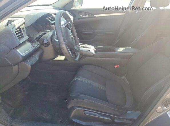 2HGFC2F55GH513297 2016 HONDA CIVIC Gray Вид салону спереду