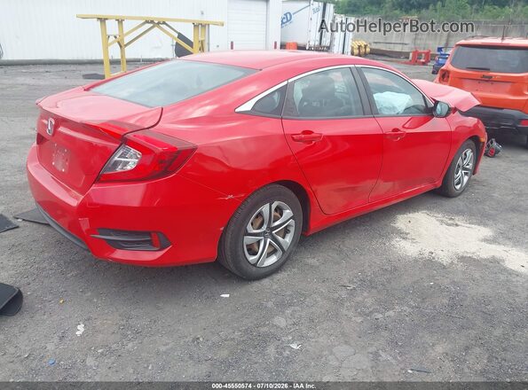 2HGFC2F55GH521447 2016 HONDA CIVIC Красный Задняя правая четверть