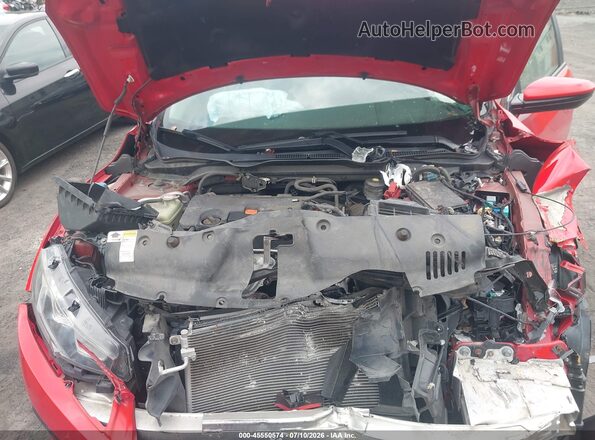 2HGFC2F55GH521447 2016 HONDA CIVIC Красный Вид сзади