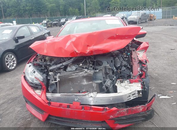 2HGFC2F55GH521447 2016 HONDA CIVIC Красный Вид щитка приборов