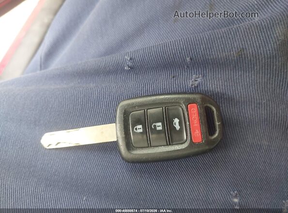2HGFC2F55GH521447 2016 HONDA CIVIC Красный Вид панели приборов