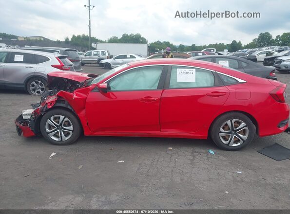 2HGFC2F55GH521447 2016 HONDA CIVIC Красный Панорамный вид салона 360°