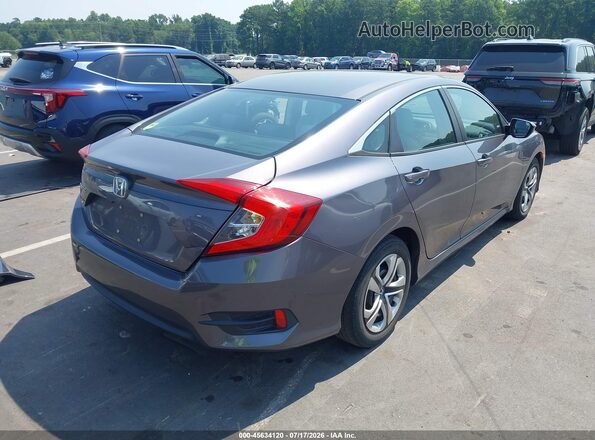 2HGFC2F55GH537079 2016 HONDA CIVIC Gray Tył prawy