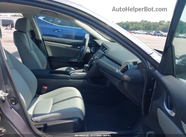 2HGFC2F55GH537079 2016 HONDA CIVIC Gray Widok wnętrza z przodu