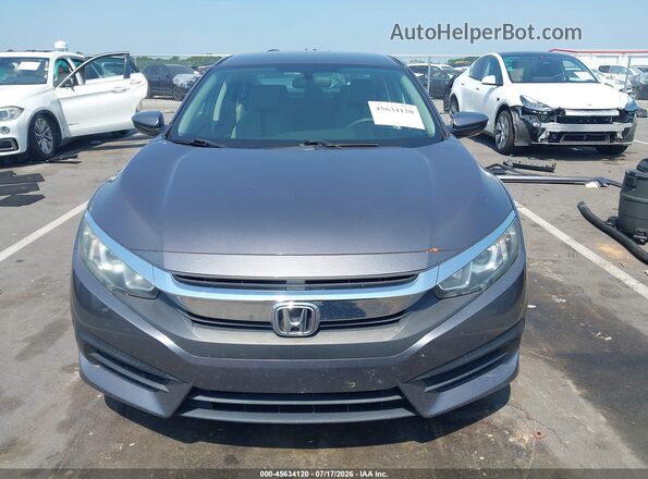 2HGFC2F55GH537079 2016 HONDA CIVIC Gray Widok wnętrza z tyłu