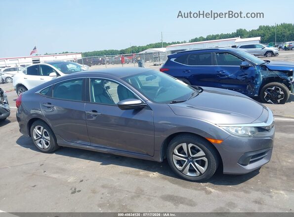 2HGFC2F55GH537079 2016 HONDA CIVIC Gray Widok wnętrza 360 stopni