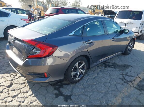 2HGFC2F55GH549913 2016 HONDA CIVIC Gray Trasero derecho