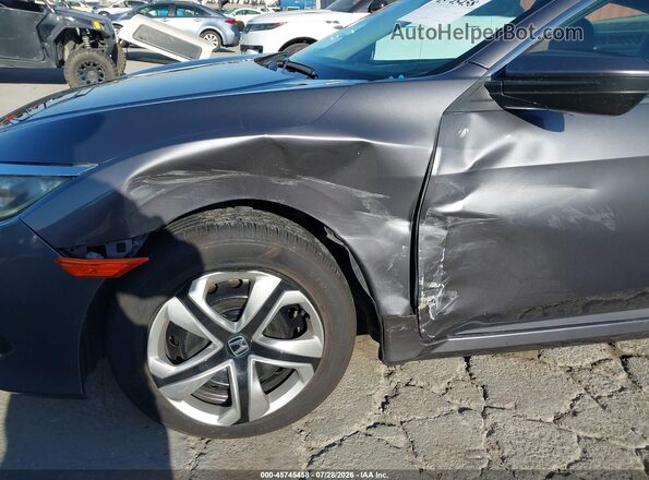 2HGFC2F55GH549913 2016 HONDA CIVIC Gray Vista frontal