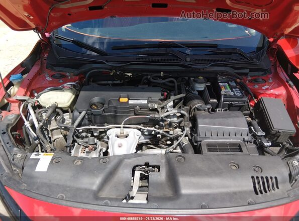 2HGFC2F55GH570535 2016 HONDA CIVIC Красный Вид сзади