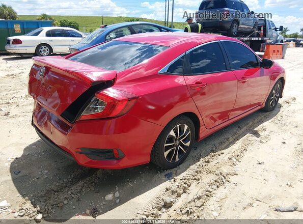 2HGFC2F55GH570535 2016 HONDA CIVIC Красный Задняя правая четверть