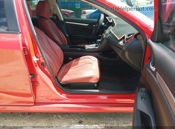 2HGFC2F55GH570535 2016 HONDA CIVIC Красный Вид салона спереди