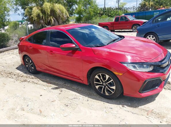 2HGFC2F55GH570535 2016 HONDA CIVIC Красный Вид задней части салона