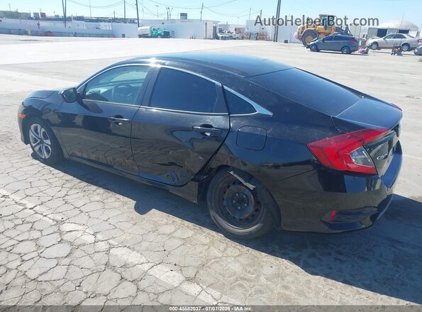 2HGFC2F55HH523779 2017 HONDA CIVIC Черный Задняя левая четверть