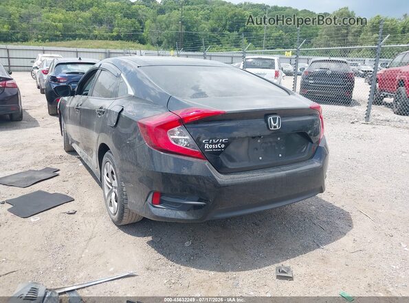 2HGFC2F55HH529582 2017 HONDA CIVIC Black Rear left