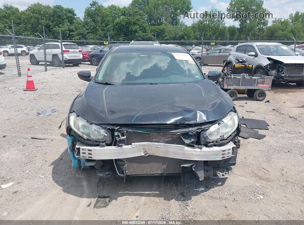 2HGFC2F55HH529582 2017 HONDA CIVIC Black Rear interior view