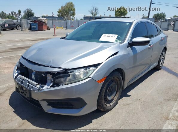 2HGFC2F55HH548973 2017 HONDA CIVIC Серебряный Передняя левая четверть