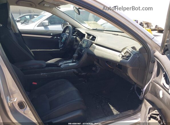 2HGFC2F55HH548973 2017 HONDA CIVIC Серебряный Вид салона спереди