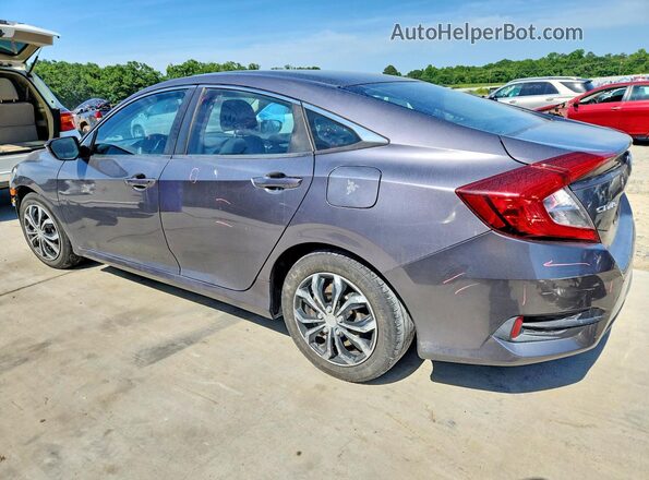 2HGFC2F55HH569936 2017 HONDA CIVIC Gray Rear left