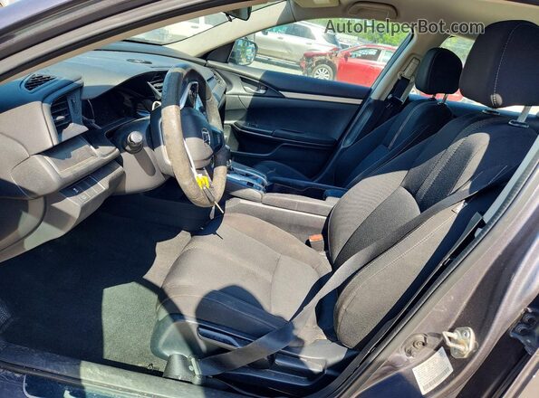 2HGFC2F55HH569936 2017 HONDA CIVIC Gray Front interior view