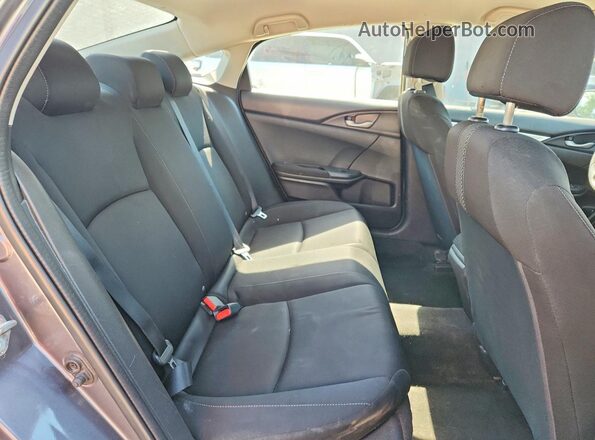 2HGFC2F55HH569936 2017 HONDA CIVIC Gray Rear seats view