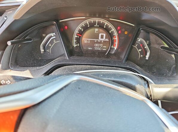 2HGFC2F55HH569936 2017 HONDA CIVIC Gray Instrument cluster view
