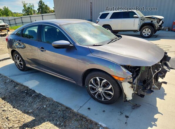 2HGFC2F55HH569936 2017 HONDA CIVIC Gray Front right