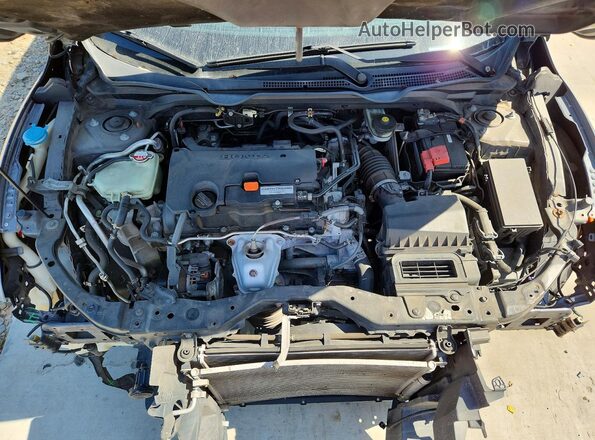 2HGFC2F55HH569936 2017 HONDA CIVIC Gray Rear interior view
