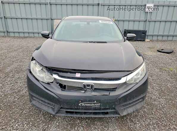 2HGFC2F55JH000669 2018 HONDA CIVIC Black Դիմացի տեսք
