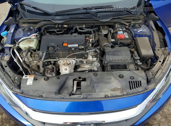 2HGFC2F55JH512545 2018 HONDA CIVIC Blue Սալոնի հետևի տեսք