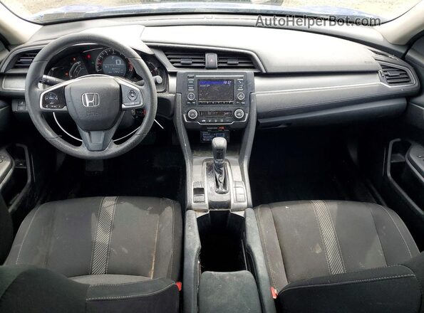 2HGFC2F55JH512545 2018 HONDA CIVIC Blue Առջևի վահանակի տեսք