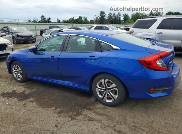 2HGFC2F55JH512545 2018 HONDA CIVIC Blue Հետևի ձախ