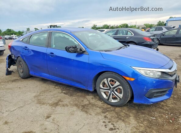 2HGFC2F55JH512545 2018 HONDA CIVIC Blue Առջևի աջ