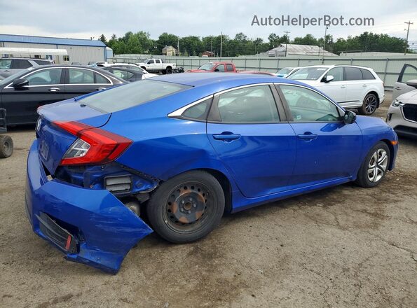 2HGFC2F55JH512545 2018 HONDA CIVIC Blue Հետևի աջ