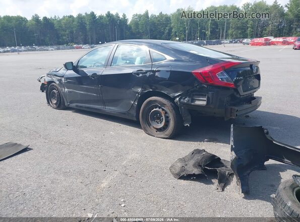 2HGFC2F55JH513954 2018 HONDA CIVIC Черный Задняя левая четверть