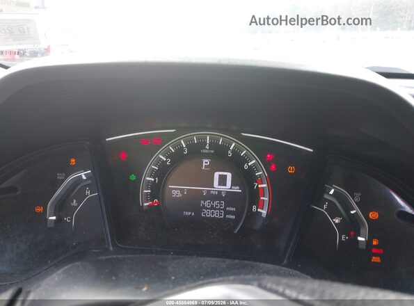 2HGFC2F55JH513954 2018 HONDA CIVIC Черный Вид задних сидений