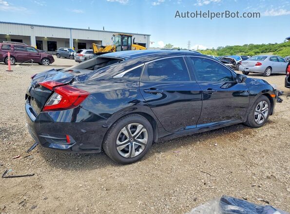 2HGFC2F55JH583616 2018 HONDA CIVIC Черный Задняя правая четверть