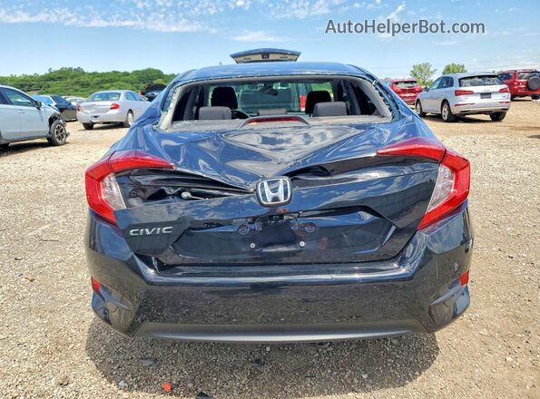 2HGFC2F55JH583616 2018 HONDA CIVIC Черный Вид сзади