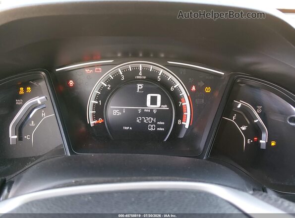 2HGFC2F55JH598486 2018 HONDA CIVIC Gray Vista de los asientos traseros