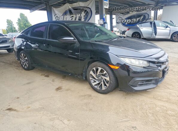 2HGFC2F55JH598701 2018 HONDA CIVIC Черный Передняя правая четверть