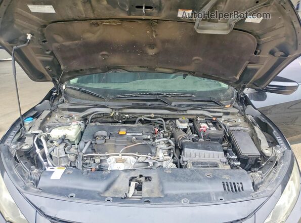 2HGFC2F55JH598701 2018 HONDA CIVIC Черный Вид задней части салона