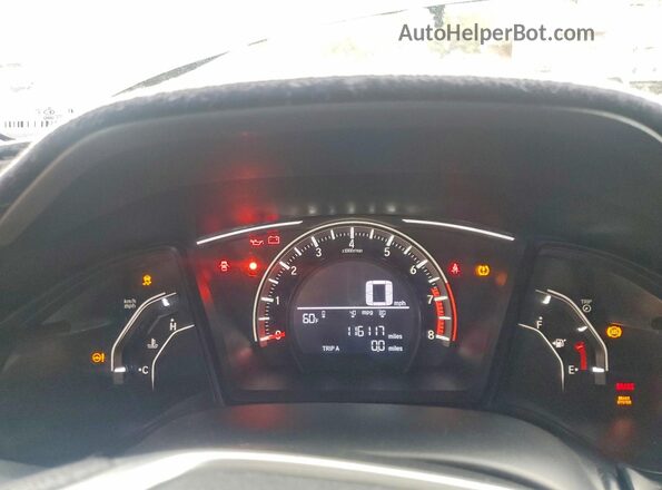 2HGFC2F55JH598701 2018 HONDA CIVIC Черный Вид щитка приборов