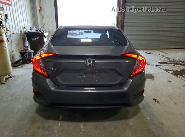 2HGFC2F55JH599802 2018 HONDA CIVIC Gray უკანა ხედი