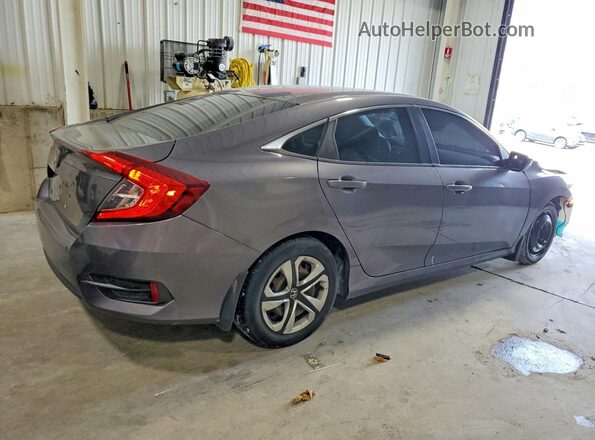 2HGFC2F55JH599802 2018 HONDA CIVIC Gray უკანა მარჯვენა