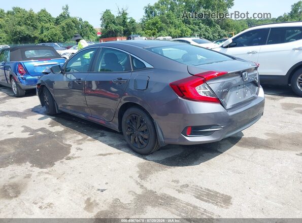 2HGFC2F55JH602620 2018 HONDA CIVIC Gray Rear left