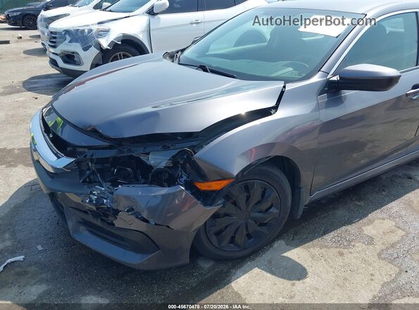 2HGFC2F55JH602620 2018 HONDA CIVIC Gray Front view