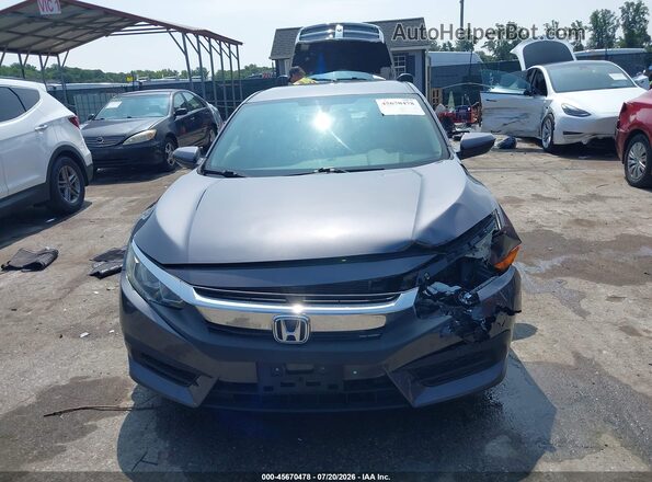 2HGFC2F55JH602620 2018 HONDA CIVIC Gray Instrument cluster view