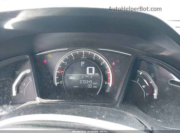 2HGFC2F55JH602620 2018 HONDA CIVIC Gray Rear seats view